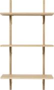 ferm LIVING Sector Shelf T/N Oak - Brass Oak/brass Str FURNITURE - Hyl...