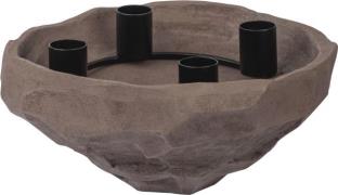 Mette Ditmer ART Piece Candle Bowl Clay - Kronelysestager hos Magasin