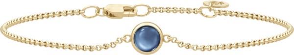 Julie Sandlau Primini Bracelet Gold/sapphire One size - Kædearmbånd Me...