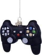 Vondels Ornament Glass Black Controller H8cm Black - Juletræspynt hos ...