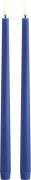 Uyuni LED Pillar Candle, Royal Blue, Smooth, 2,3x32 cm / 2pack Royal B...