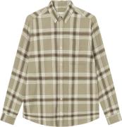 Forét Hornet Flannel Shirt Mand Vintage Khaki Overshirts Str L - hos M...