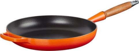 Le Creuset Stegepande M/træht 28 Volcanic Volcanic Str 28cm - Stegepan...