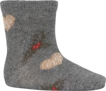 mpKids Christmas Socks Str 29/32 - Grå Strømper hos Magasin