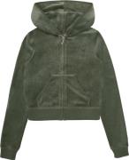 Juicy Couture Robyn Hoodie Kvinde Thyme Hættetrøjer Slim Fit Str L - V...