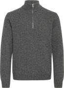 Casual Friday Cfkarl Halfzip Lambswool Knit Mand Pewter Mix Cardigans ...