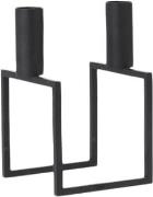 Audo Copenhagen Line, Candle Holder, Black Sort Str B: 10 x H: 10 cm. ...