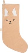 Fabelab Christmas Stocking Bunny Str Onesize - Dusty Rose Strømpebukse...