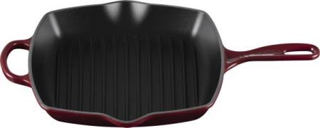 Le Creuset Kvadratisk Grillpande 26 cm Garnet Garnet Str 26cm - Stegep...