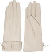 Lovelies Pordenone Leather Gloves W/ Fringes AND Cashmere Lining L - H...