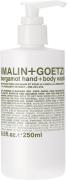 Malin+Goetz Bergamot Hand + Body Wash 250 ml - Shower Gel hos Magasin