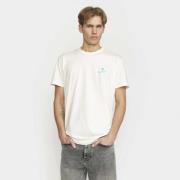 RVLT / Revolution Printed Tshirt Mand Offwhite Kortærmede T-shirts Str...