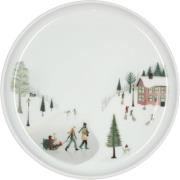 Pillivuyt Tallerken Flad Lige Kant Vinter 15,5cm Hvid Ovnfast Porcelæn...