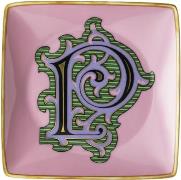 Versace Bowl 12cm sq. Flat, Holiday Alphabet P, Versace Flerfarvet Str...