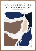 Poster & Frame La Liberté De Copenhague 2019 002 Flerfarvet Str 50x70c...