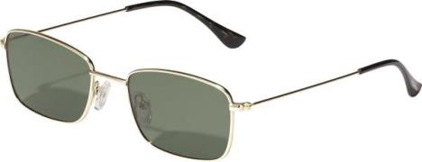 Pilgrim Yeider Sunglasses Green/gold one size - Solbriller hos Magasin