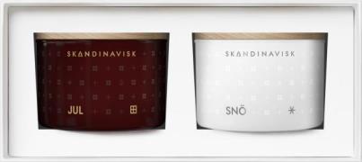 Skandinavisk White Christmas Mini Candle Gaveæske Kvindeduft 90g * 2 -...