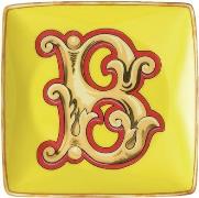 Versace Bowl 12cm sq. Flat, Holiday Alphabet B, Versace Flerfarvet Str...