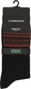 Lindbergh Jacquard Bamboo Sock 40-47 - Ankelømper Bambus hos Magasin