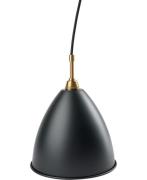 Gubi Bl9m Pendantcharcoal Black/brass Sort & Guld Str Ø21 (M) - Pendle...