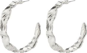 Pilgrim Julita Recycled Semihoop Earrings Silver-plated one size - Cre...