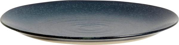 Nordal Grainy Plate, S, Dark Blue 0008 - Middagstallerkener hos Magasi...