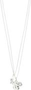 Pilgrim Zhuri Recycled Necklace 2in-1 set Silver-plated one size - Hal...