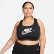 Nike Dri Fit Swoosh Medium Support Non Padded Sports Bh Plus Size S - ...