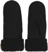 Lovelies Belukta Mittens - Sheep Suede W/ Curly Shearling Around TH L ...