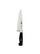 Zwilling Four Star Kokkekniv 20 cm Sort Str 20 cm - Kokkeknive Stål ho...