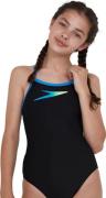 Speedo Placement Thinap Muscleback Swimsuit 128 - Badetøj Elastan hos ...