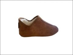 Royal Slippers Peter Pan Young Kvinde Cognac Hjemmesko Str 32 - hos Ma...