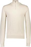 Lindbergh Ecovero Half zip L/S Knit Mand Off White Mel Turtlenecks Str...