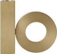 OYOY Living Design Baari Solid Brass Candleholder Brushed Brass - Kron...