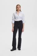 Gestuz Emilindagz HW Flared Jeans Noos Kvinde Washed Grey Flared Jeans...