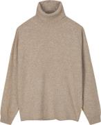 Mads Nørgaard - Copenhagen Eco Wool Kally Sweater Kvinde Sand Rullekra...