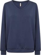 soyaconcept Scbanu 194 Kvinde 6799 Blue Iris Sweatshirts Str L - Polye...