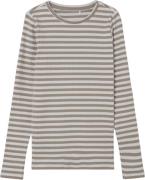 Name It Nkfsuraja XSL LS TOP Noos Str 116 - Mocha Meringue/stripe Blus...