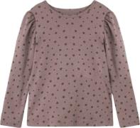 Name It Nmfnoella LS Slim TOP Str 92 - Twilight Mauve Toppe Bomuld hos...