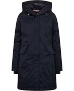 Tommy Hilfiger Nylon MIX Padded Hooded Parka Kvinde Desert Sky Parkaer...