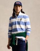 Polo Ralph Lauren 10/1 Jerseylsl-rug Mand F24 Camps Blu/dkw Wh Vrsy Be...