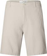 Selected Homme Slhregularwest Shorts Camp Mand Oatmeal/waffel Chino Sh...