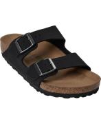 Birkenstock Arizona Bfbc Earthy Vegan Black VEG Kvinde Black Flade San...