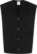 Heartmade Benca Vest HM Kvinde Black Veste Str 3 - hos Magasin