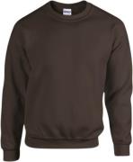 Gildan | Heavy Blend Adult Crewneck Sweatshirt Kvinde Dark Chocolate S...