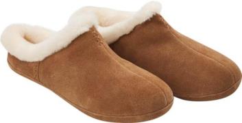 NATURES Collection Cozy Slipper, Suede/lambskin Chestnut Kvinde Brun H...