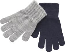 Melton 2pack Gloves / 2 Colours 6-10 år - Vanter & Luffer Akryl hos Ma...