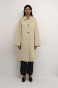 Karen by Simonsen Marikb Jacket Kvinde Warm Sand Trenchcoats Str L - h...