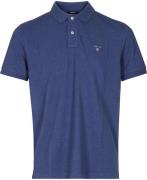 Gant Original Pique SS Rugger Mand Marine Melange Kortærmede Poloer St...