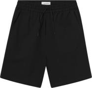 Les Deux Patrick Seersucker Shorts Mand Black Casual Shorts Str L - ho...